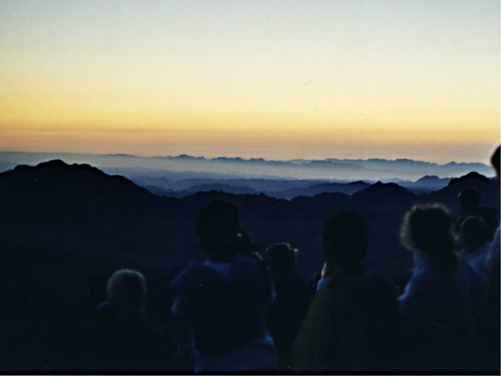Sonnenaufgang vom Mosesberg